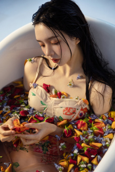 天空的颜色·水的颜色樱花